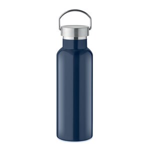 GiftRetail MO2107 - FLORENCE Double wall bottle 500 ml Dark Navy