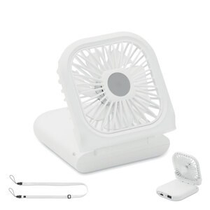 GiftRetail MO2123 - STANDFAN Portable foldable or desk fan White