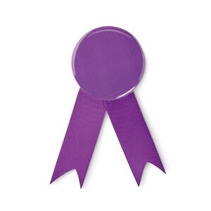 GiftRetail MO2180 - LAZO Ribbon style badge pin Violet