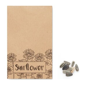 GiftRetail MO2217 - GIRASOL Sunflower seeds in envelope Beige