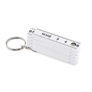 GiftRetail MO2238 - FUSTER Carpenters ruler key ring 50cm