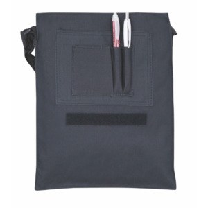 EgotierPro 24318 - 600D Polyester Congress Bag with Reflective Band REFLECT Black
