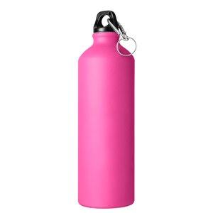 EgotierPro 33545 - 750ml Aluminum Bottle with Carabiner Keyring MATT