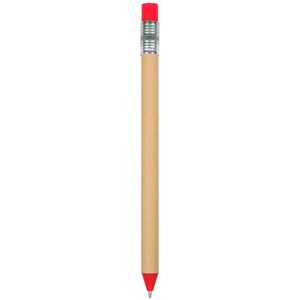 EgotierPro 38071 - Cardboard and Paper Pen Design LAPIZ Red