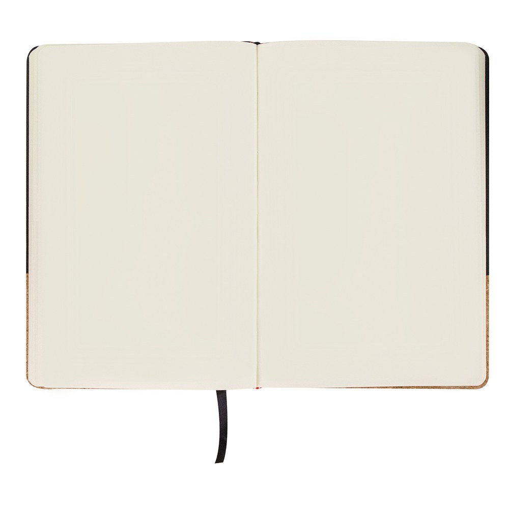 EgotierPro 38552 - A5 Notebook with PU Cork Cover BOUND
