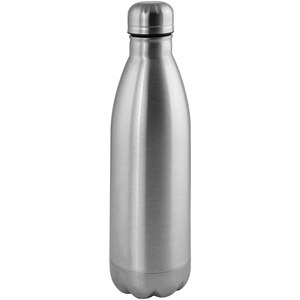 EgotierPro 39026 - Stainless Steel Bottle, Matte, 750ml SODA Silver