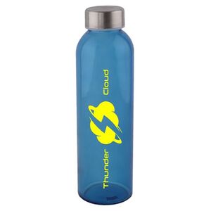EgotierPro 50533 - Colored Glass Bottle, 500 ml Capacity COLOUR Blue