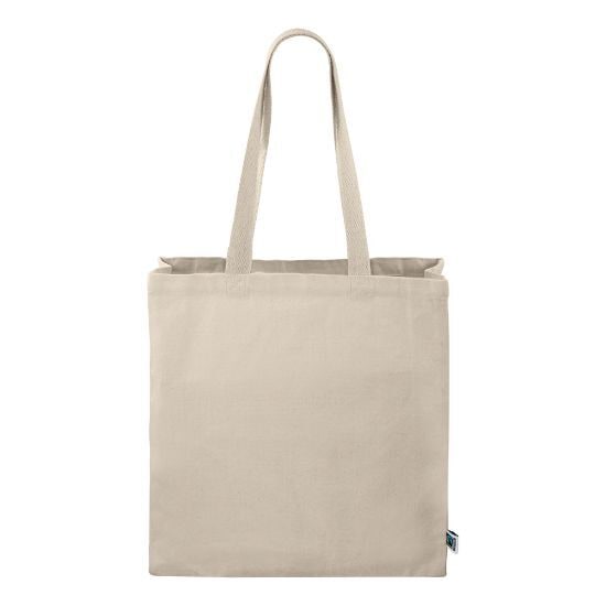 EgotierPro 50608 - Fairtrade Cotton Bag with Long Handles PHELT