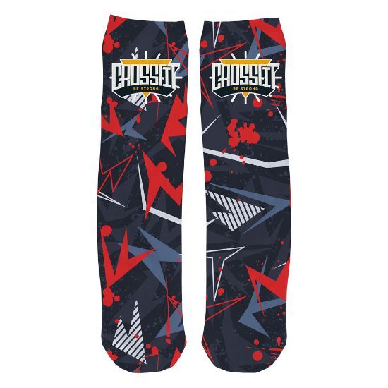 EgotierPro 50629 - Long Polyester Socks with Sublimation Finish FIT