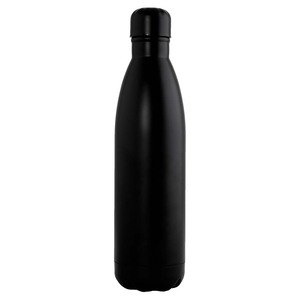 EgotierPro 52021 - 750ml Double Wall Insulated Bottle Black