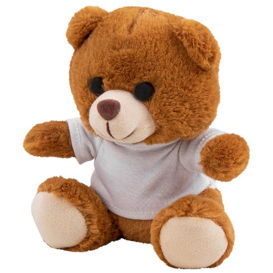 EgotierPro 52581 - Customizable Teddy Bear with T-Shirt & Hood GEORGE