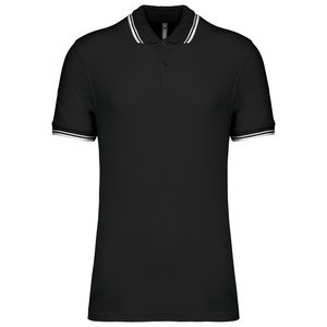 Kariban K272 - Mens 2 striped short sleeved poloshirt