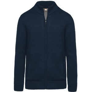 WK. Designed To Work WK959 - Fleece lined cardigan Navy