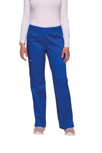 Cherokee CHWWE110 - Ladies’ mid-rise pull-on cargo trousers Royal