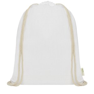 GiftRetail 120612 - Orissa 140 g/m² GOTS organic cotton drawstring bag 5L