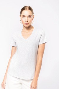 Kariban K381 - LADIES SHORT SLEEVE V-NECK T-SHIRT