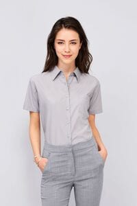 SOLS 16070 - Escape Short Sleeve Poplin Womens Shirt