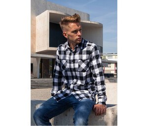 Build Your Brand BY031 - Flannel Shirt