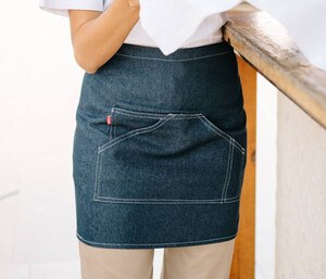 VELILLA V4206 - SHORT DENIM APRON