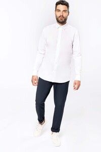 Kariban K513 - Men’s long-sleeved cotton poplin shirt