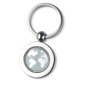 GiftRetail KC6297 - GLOBY Globe metal key ring