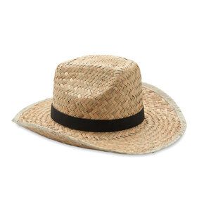 GiftRetail MO6755 - TEXAS Natural straw cowboy hat