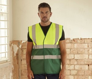 YOKO YK122 - HI VIS TWO TONE WAISTCOAT