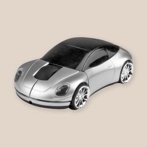 EgotierPro 33575 - Car-Shaped ABS Wireless Mouse with Receiver CAR