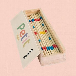 EgotierPro 39038 - Wooden Mikado Game 41 Pieces with Box MIKADO