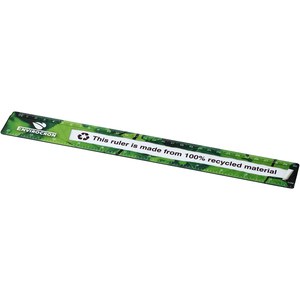 GiftRetail 210533 - Terran 30 cm ruler from 100% recycled plastic